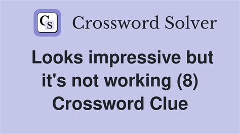 not impressive crossword clue